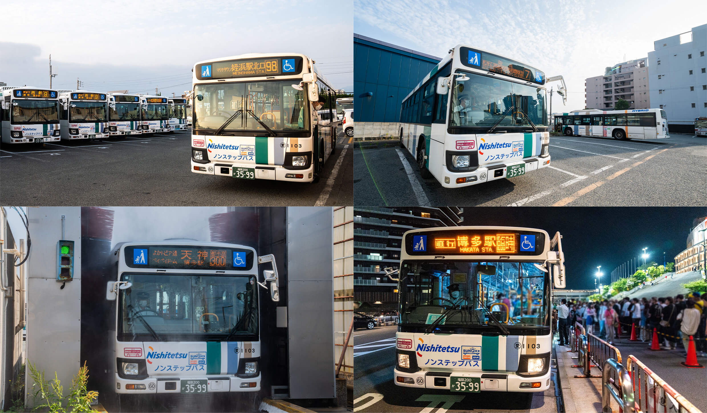 走行時間は約18時間！福岡市内を走り回る西鉄バス車両の長い1日